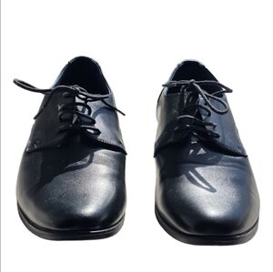 Perry Ellis Portfolio Black Carter Ultrafoam Dress Shoes Size 12